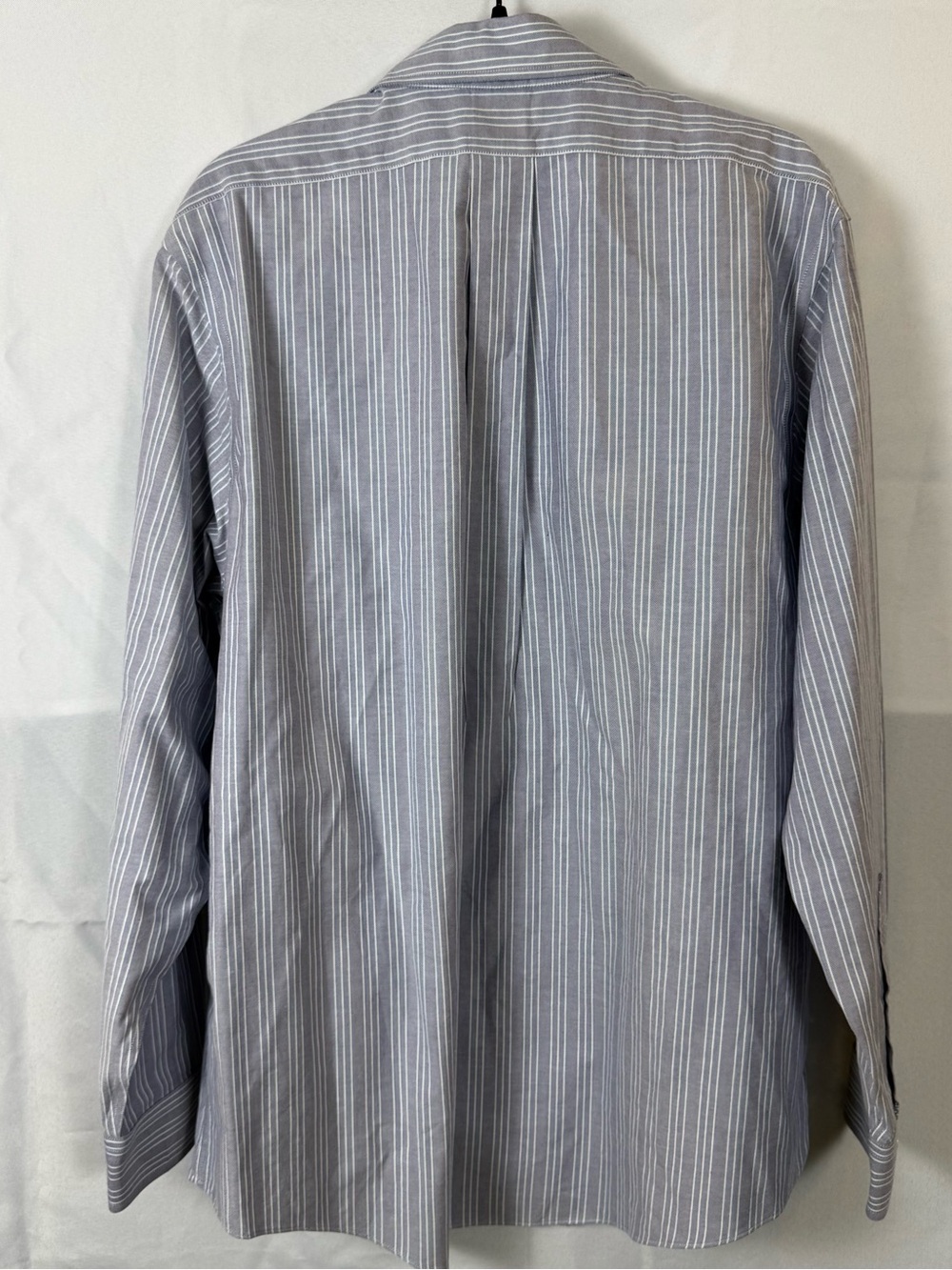 Brooks Brothers 1818 Regent Non-Iron Stripe Shirt XL Blue Supima Cotton - Picture 7 of 7